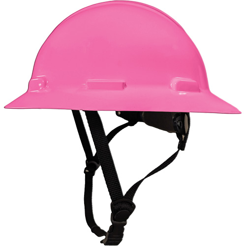 LIDGUARD&reg; Full Brim Hardhat with Chinstrap, Meets CSA Type 2, Ratchet Suspension, Vented Absolute Business Supply