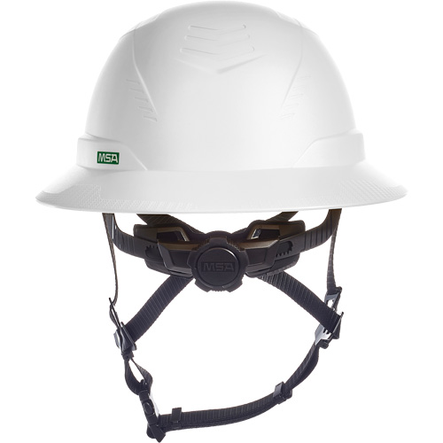 V-Gard H2&reg; Full Brim Safety Helmet, Ratchet Suspension, Non-Vented Absolute Business Supply