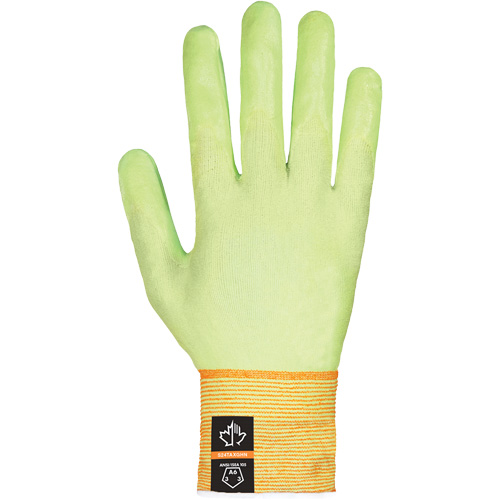Gants ultra-fins haute visibilit&eacute; r&eacute;sistants &agrave; la coupe Dexterity Max, Taille 10, Rev&ecirc;tement Mousse de nitrile, Enveloppe en TenActiv, ASTM ANSI niveau A6 Absolute Business Supply