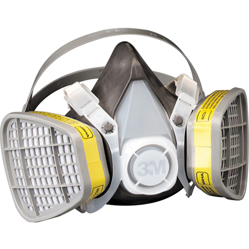 Respirateur pour vapeurs organiques/gaz acide, &eacute;lastom&egrave;re/Thermoplastique, Petit Absolute Business Supply
