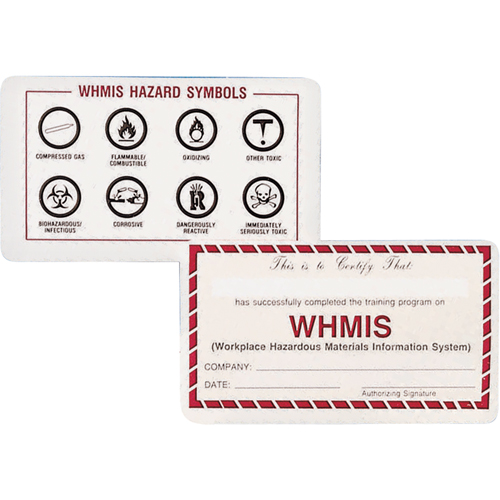 Cartes de portefeuille SIMDUT Absolute Business Supply