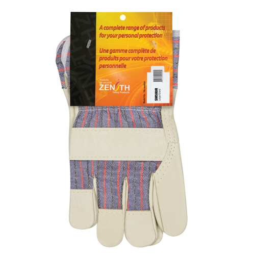 Gant pour ajusteur confortable r&eacute;sistant &agrave; l'abrasion, Grand, Paume en Cuir fleur de porc, Doublure en Coton Absolute Business Supply
