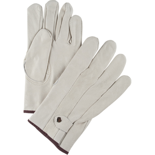 Gants de cordeur d'usage standard, Grand, Paume Cuir fleur de vache Absolute Business Supply
