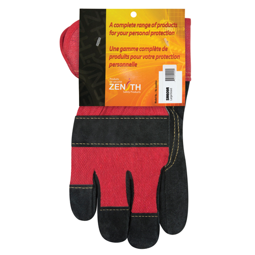 Superior Warmth Winter-Lined Fitters Gloves, Large, Split Cowhide Palm, Thinsulate Inner Lining Absolute Business Supply