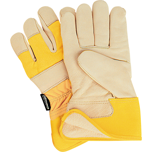 Gants d'ajusteur &agrave; chaleur sup&eacute;rieure de premi&egrave;re qualit&eacute;, Grand, Paume en Cuir fleur de vache, Doublure en Thinsulate Absolute Business Supply