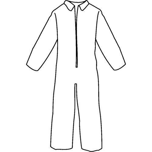 Pyrolon&reg; Plus 2 Disposable FR Coveralls, Small, Blue, FR Treated Fabric Absolute Business Supply