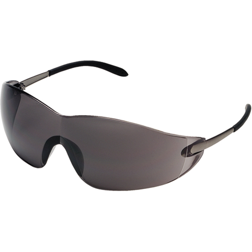 Blackjack&reg; Safety Glasses, Grey/Smoke Lens, Anti-Scratch, ANSI Z87+/Meets/Exceeds CSA Z94.3 Absolute Business Supply