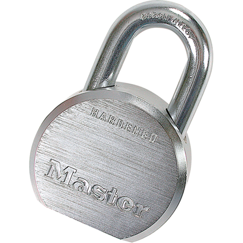 ProSeries&reg; Padlock, Silver, Keyed Different, Hardened Steel, 2-1/2" Width Absolute Business Supply