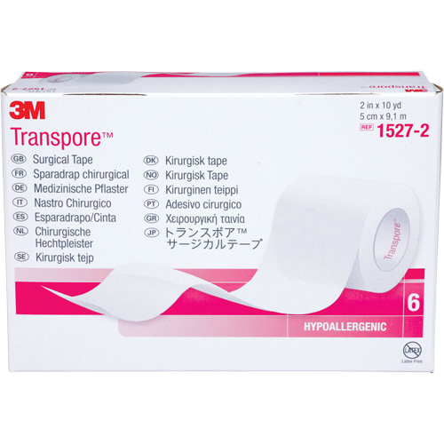 Ruban chirurgical Transpore, Classe 1, 30' lo x 2" la Absolute Business Supply