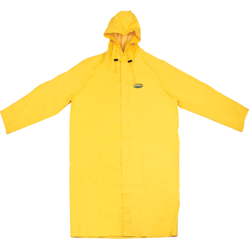 Hurricane Flame Retardant/Oil Resistant Rain Suit - 48" Coat, 3X-Large, Yellow Absolute Business Supply