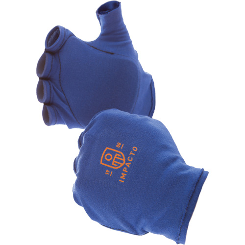 Doublures antichocs pour gants sans doigts, main gauche, 6/T-petit, Paume en Synth&eacute;tique, Poignet &agrave; enfiler Absolute Business Supply