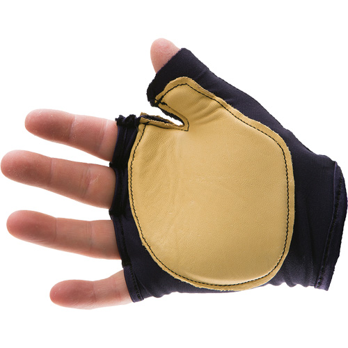 Anti-Impact Tool Grip Fingerless Left-Hand Glove, Size X-Small, Grain Leather Palm Absolute Business Supply