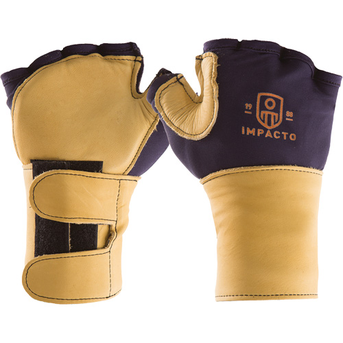 Premium Impact & Repetitive Strain Protective Left-Hand Glove, Size X-Small, Grain Leather Palm Absolute Business Supply