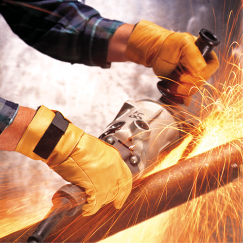 Vibration Protective Air Glove&reg;, Size X-Small, Grain Leather Palm Absolute Business Supply