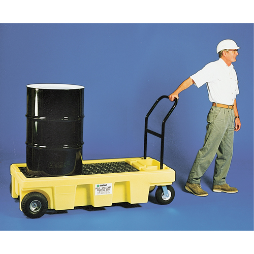 Chariots Poly-Spillcart ATC, 66,5" lo x 29" la x 46,9" h, Cap. de d&eacute;versement 57 gal. US Absolute Business Supply