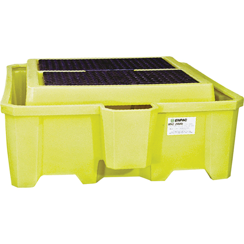 GRV 2000i avec drain, Capacit&eacute; de d&eacute;versement 385 gal. US, 73" x 80,5" x 29,5" Absolute Business Supply