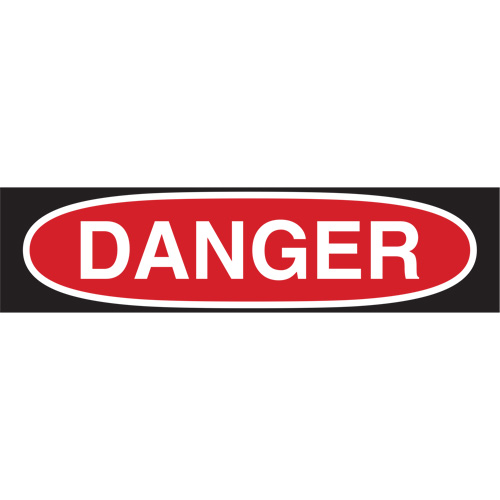 "Danger" Sign, 7" x 10", Polystyrene, English Absolute Business Supply