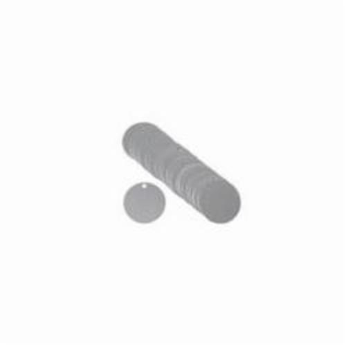 &eacute;tiquettes rondes vierges pour vannes, Aluminium, 2" dia. Absolute Business Supply