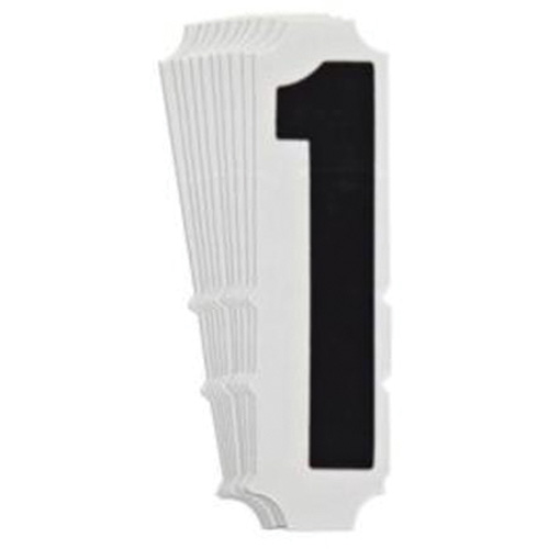 &eacute;tiquettes de lettres et chiffres gothiques individuels Quick-Align, 1, 4" h, Noir Absolute Business Supply
