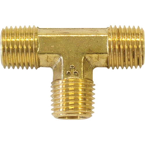 Raccords en T m&acirc;les, Laiton, 1/4" Absolute Business Supply