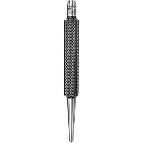 Centre Punch with Square Shank, 1/8" Dia., 3/8" Stock Size, 4" L Absolute Business Supply