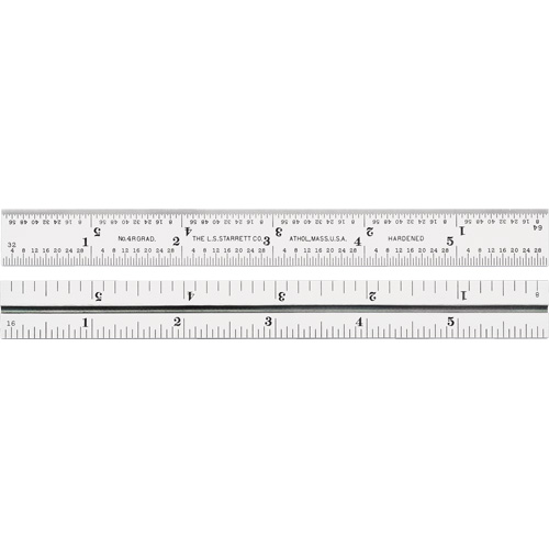 Ensembles de petites &eacute;querres, 6" lo, 8/100" Graduations, Acier, Satin Absolute Business Supply