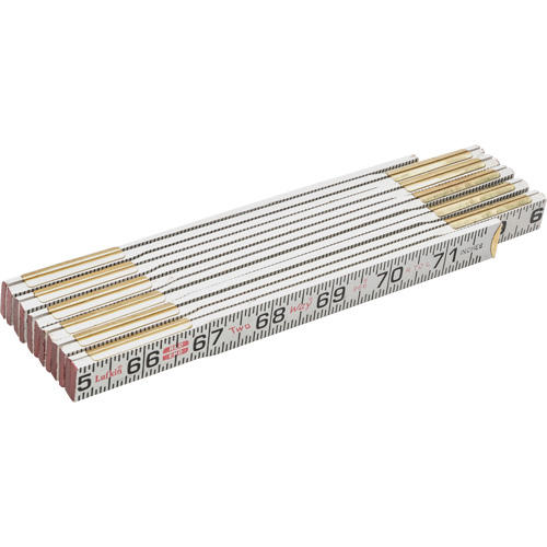 R&egrave;gle Red End Two Way, 6' lo, Bois, Graduations de 1/16" Absolute Business Supply