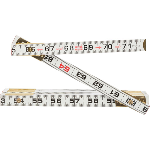 R&egrave;gle plate Red End, 6' lo, Bois Absolute Business Supply