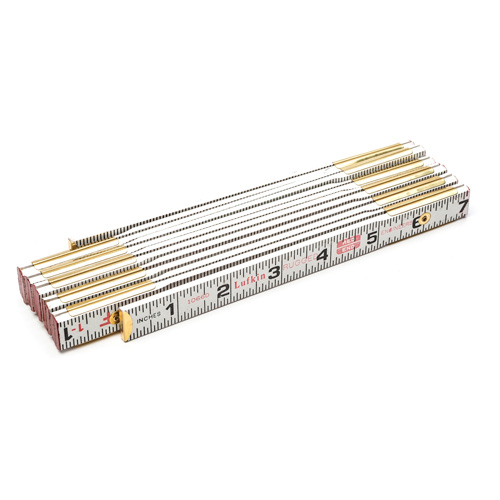 R&egrave;gle &agrave; pes&eacute;e Red End pour ing&eacute;nieur, 6' lo, Bois, Graduations de 1/16" Absolute Business Supply