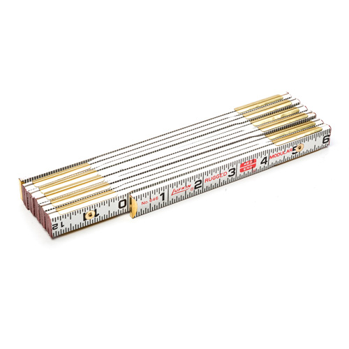R&egrave;gle de maçon Red End, 6' lo, Bois, Graduations de 1/16" Absolute Business Supply