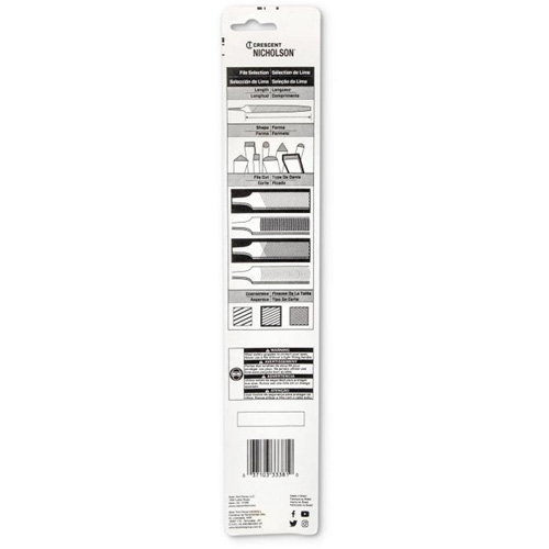 Lime d'affûtage, Plat, 8", Simple/double Absolute Business Supply