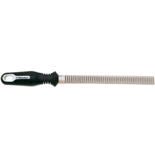 Limes avec poign&eacute;es ergonomiques, Demi-ronde, 8" Absolute Business Supply