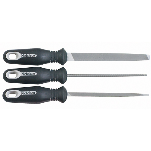 Jeu de limes ergonomiques, 3 pi&egrave;ces Absolute Business Supply