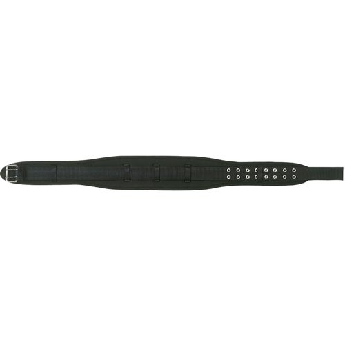 Ceinture de confort matelass&eacute;e de 5" de largeur, Toile, Noir Absolute Business Supply