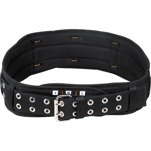 Ceinture de confort matelass&eacute;e de 5" de largeur, Nylon, Noir Absolute Business Supply