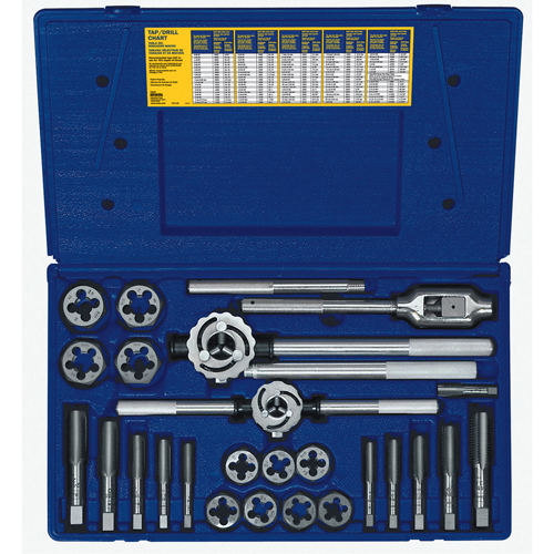 Hanson&reg; Metric Tap & Hex Die Set, 25 Pieces Absolute Business Supply