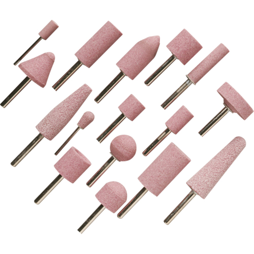A60R Vitrified Mounted Points, A12, Aluminum Oxide, 11/16" Dia., 1-1/4" L, 60 Grit Absolute Business Supply