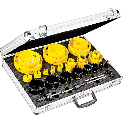 Trousses de scies cloches pour &eacute;lectricien, 31 morcea Absolute Business Supply
