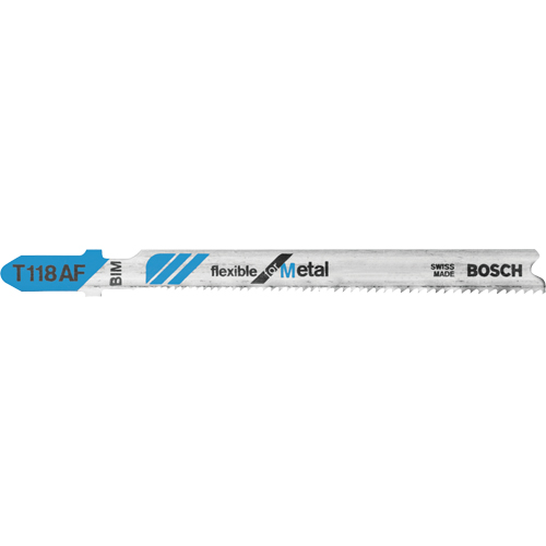 Flexible Jigsaw Blade, Bi-Metal, 3-5/8" L, 17-24 TPI Absolute Business Supply