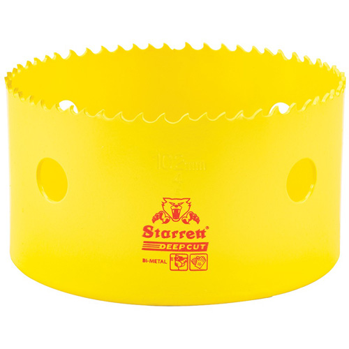 Bi-Metal Holesaw - 4", 4", 2" Depth of Cut, Bi-Metal Absolute Business Supply