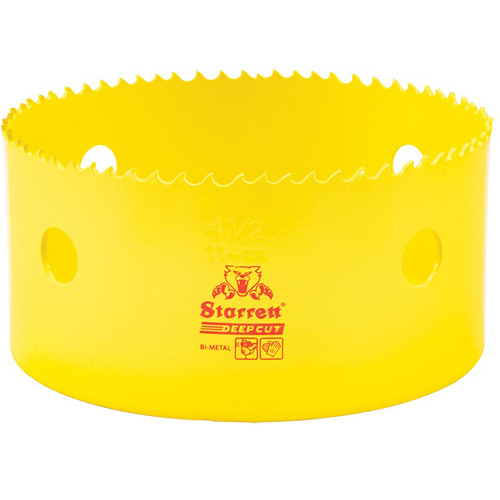 Scie &agrave; cloche bim&eacute;tal 4-1/2", 4-1/2", Profondeur de la coupe 2", Bim&eacute;tal Absolute Business Supply