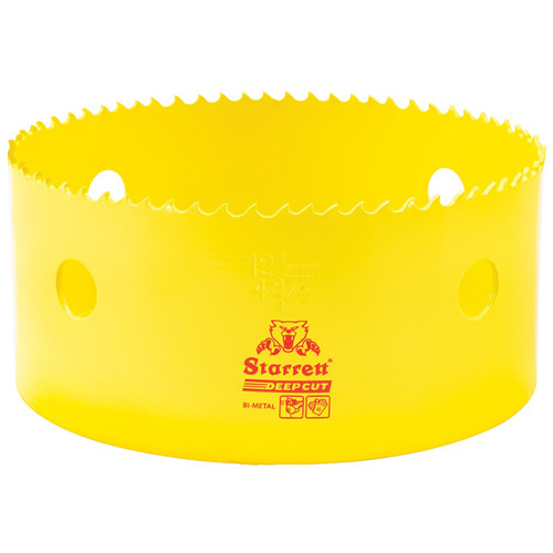 Scie &agrave; cloche bim&eacute;tal 4-3/4", 4-3/4", Profondeur de la coupe 2", Bim&eacute;tal Absolute Business Supply