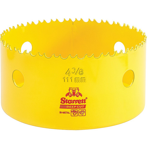 Scie &agrave; cloche bim&eacute;tal 4-3/8", 4-3/8", Profondeur de la coupe 2", Bim&eacute;tal Absolute Business Supply