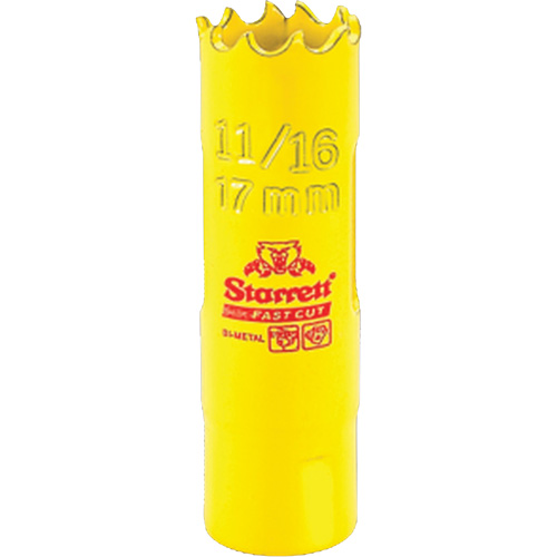 Bi-Metal Holesaw - 11/16", 11/16", 1-5/8" Depth of Cut, Bi-Metal Absolute Business Supply