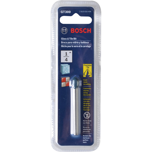 Glass and Tile Bit, Carbide, 4" Flute Absolute Business Supply