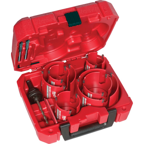 Big Hawg Hole Saw Set, 10 Pieces Absolute Business Supply