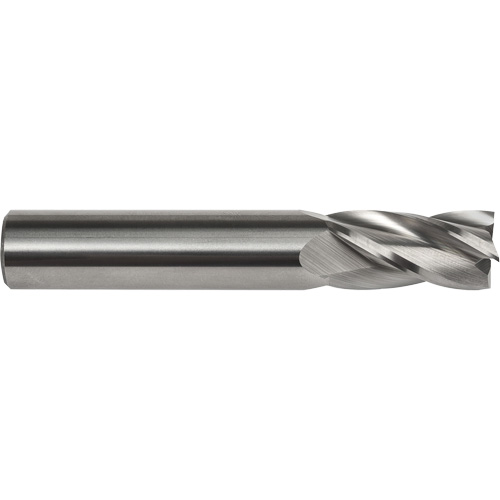 Fraise &agrave; embout droit, 3/16" dia., 2" lo, 4 cannelures, 3/16" tige, Carbure Absolute Business Supply