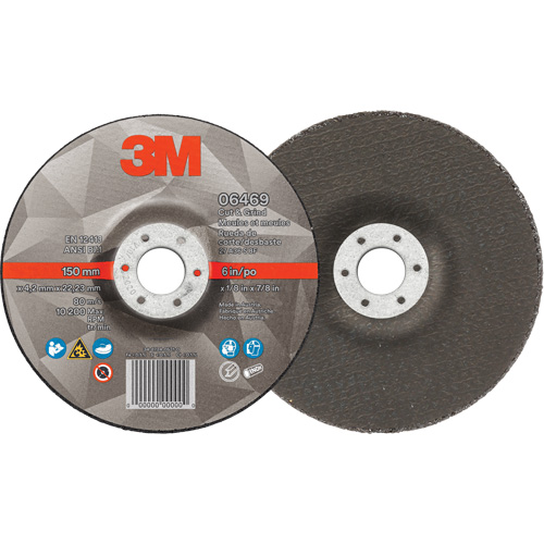 Meule &agrave; tronçonner, 6" x 1/8", Arbre de 7/8", Type 27, C&eacute;ramique Absolute Business Supply