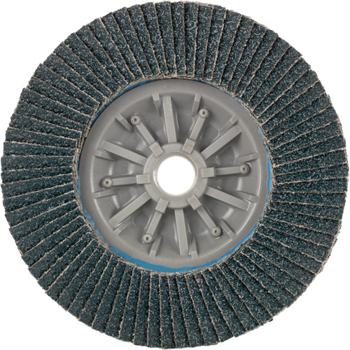 Disque &agrave; lamelles Long Life C-Trim, 4-1/2" x 5/8"-11, Type 27, Grain 40, Alumine de zirconium Absolute Business Supply