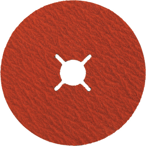 Disque en fibre Cerabond X, C&eacute;ramique, 24, 4-1/2" Dia x 7/8" Arbre Absolute Business Supply